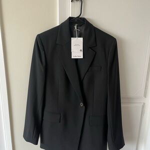 & Other Stories Black Tailored Blazer Jacket
